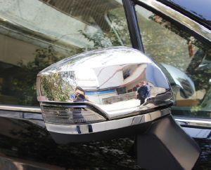Накладки на зеркала хромированные для Subaru XV 2012-2015 (для автомобилей с повторителями в зеркалах)